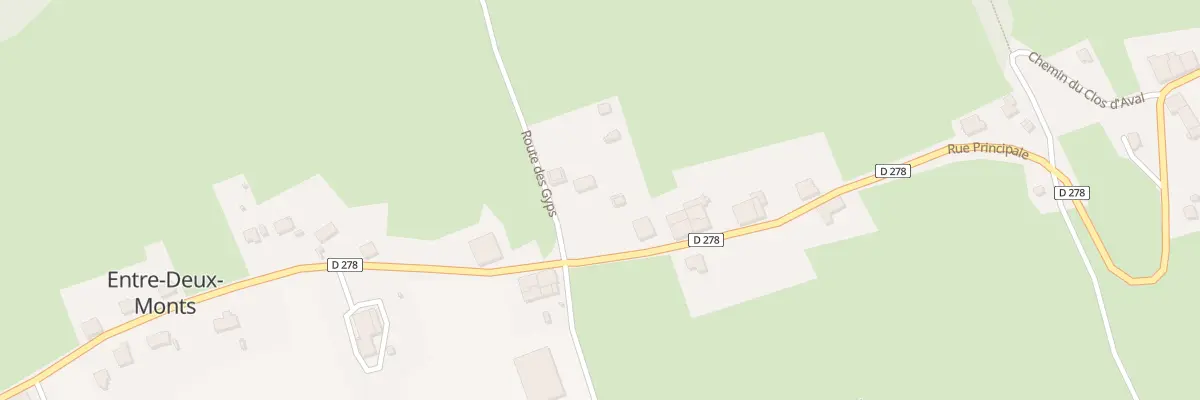Plan du 325 Rue Principale à Entre-deux-Monts