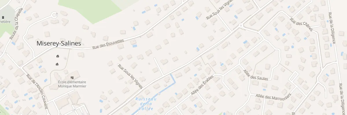 Plan du 17 Rue sous les Vignes à Miserey-Salines