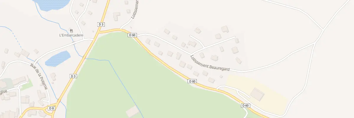 Plan du 9 Lot Beauregard à Traves