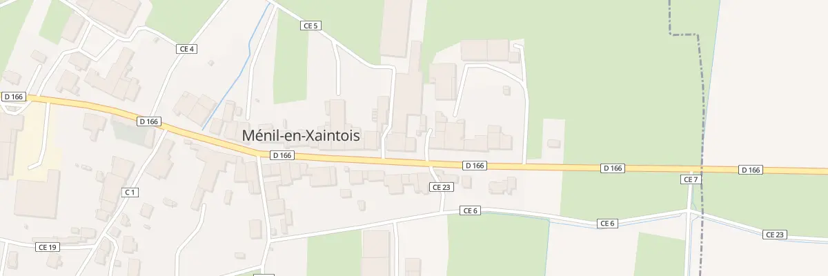 Plan du 340 Rue de Verdun à Ménil-en-Xaintois