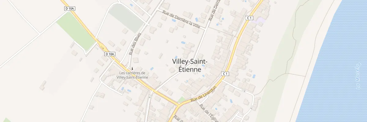 Plan du 10 Rue de Derriere La Ville à Villey-Saint-Étienne