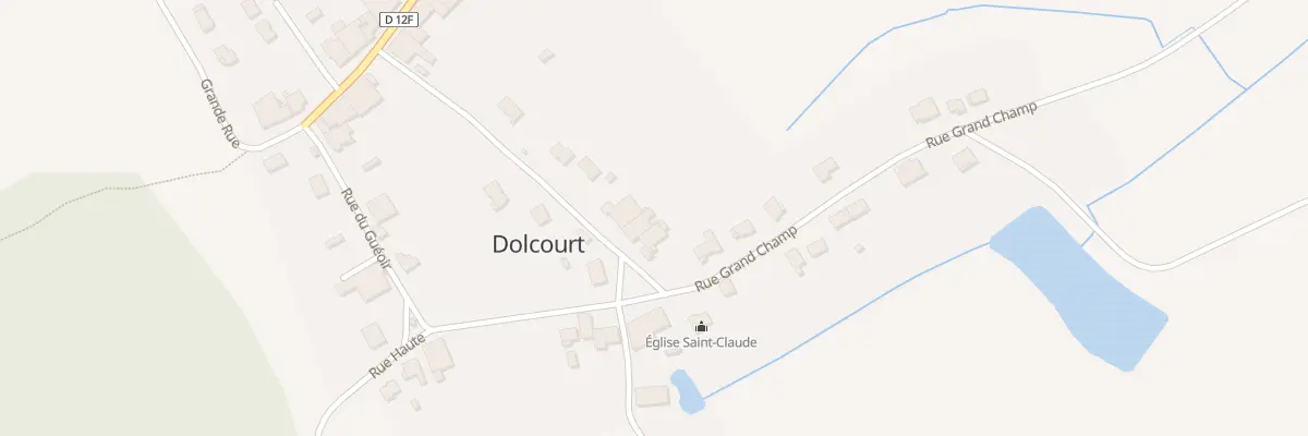 Plan du 15 Che des Champres à Dolcourt