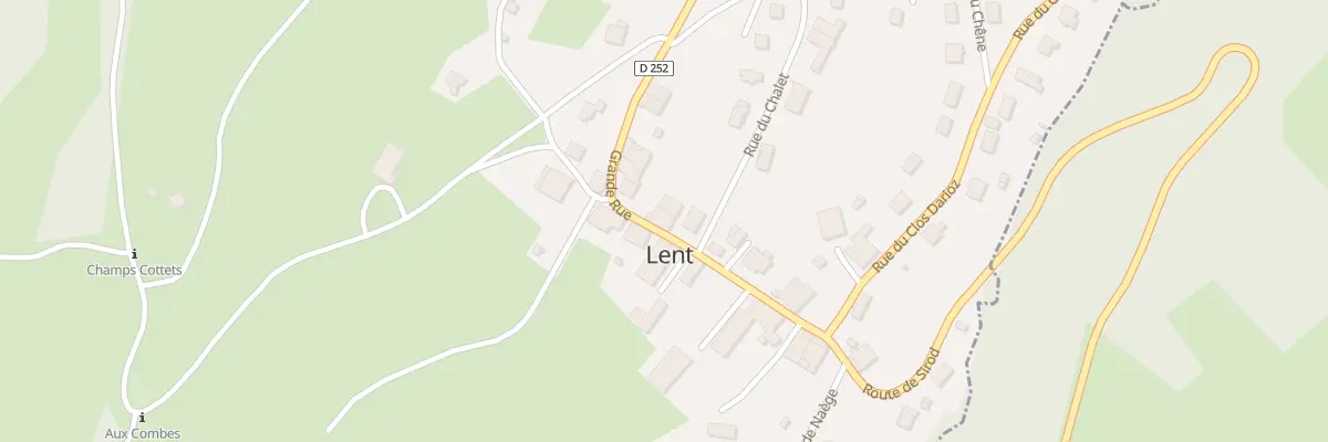 Plan du 16 Rue Grande Rue à Lent