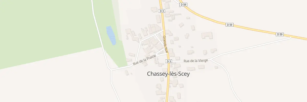 Plan du 3 Rue de la Prairie à Chassey-lès-Scey