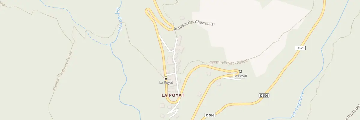 Plan du 5218 Hameau de la Poyat à Ornon