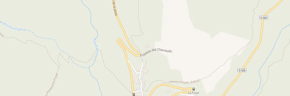 Plan du 5054 Hameau de la Poyat à Ornon