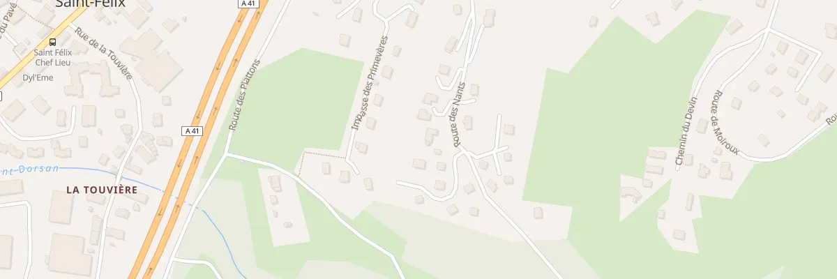 Plan du 328 Rte des Nants à Saint-Félix