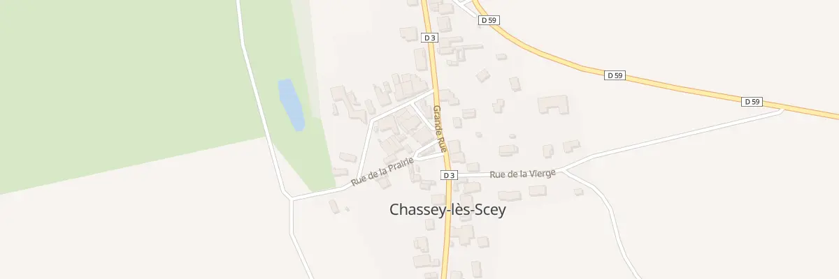 Plan du 1 Rue de la Prairie à Chassey-lès-Scey