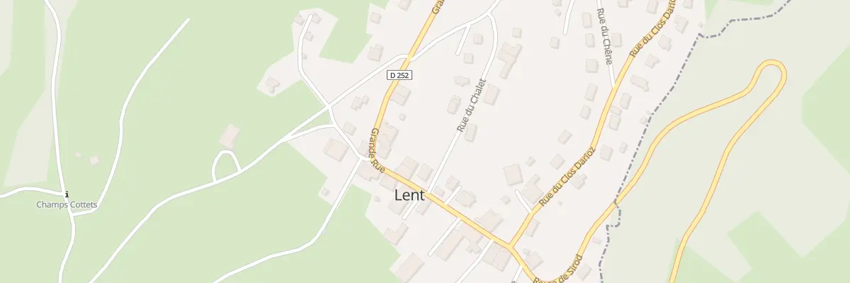 Plan du 14 Rue Grande Rue à Lent