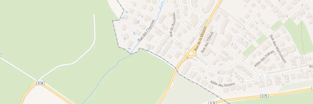 Plan du 27 Rue du Ruisseau à École-Valentin