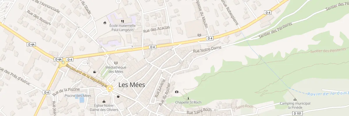 Plan du 5750 Rue Virgile Pons aux Mées