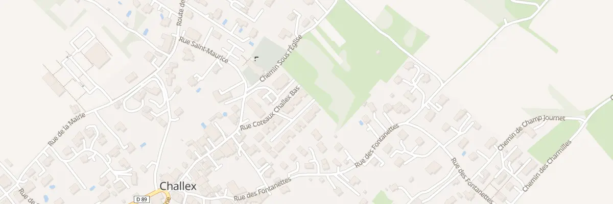Plan du 10 Rue Coteaux Challex Bas à Challex