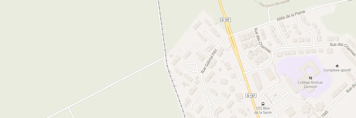 Plan du 49 Rue Gabriel Péri à Homécourt