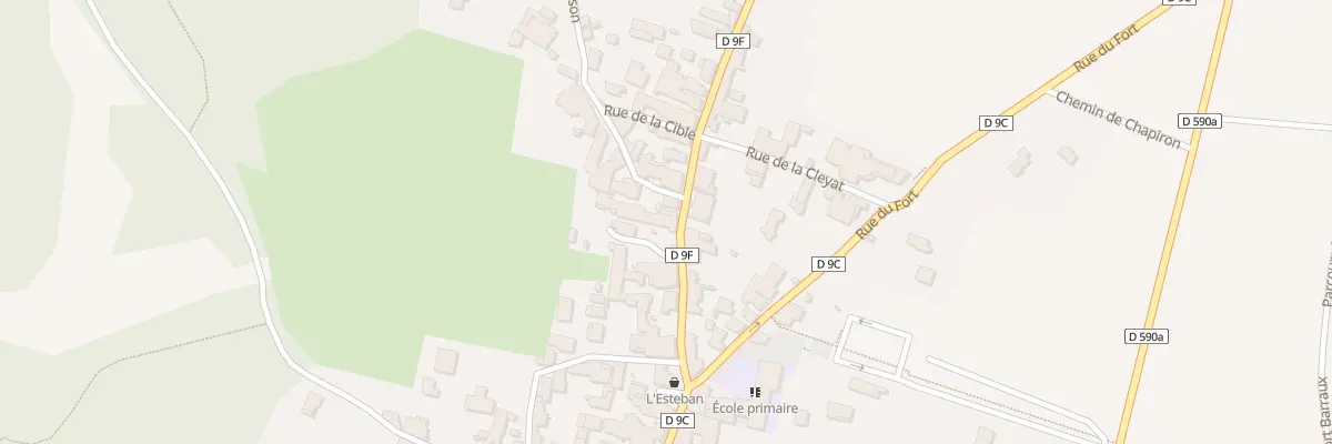 Plan du 93 Rue de la Croix à Barraux