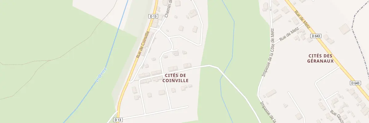 Plan du 19 Imp des Jardins à Auboué