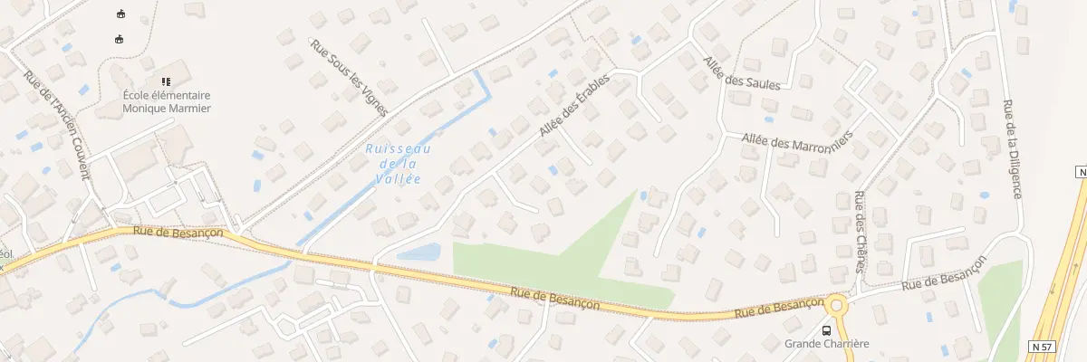 Plan du 12 Sq des Tamaris à Miserey-Salines