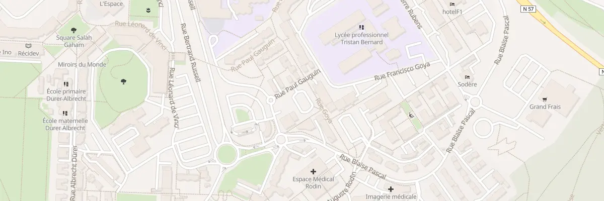 Plan du 5B Rue Francisco Goya à Besançon