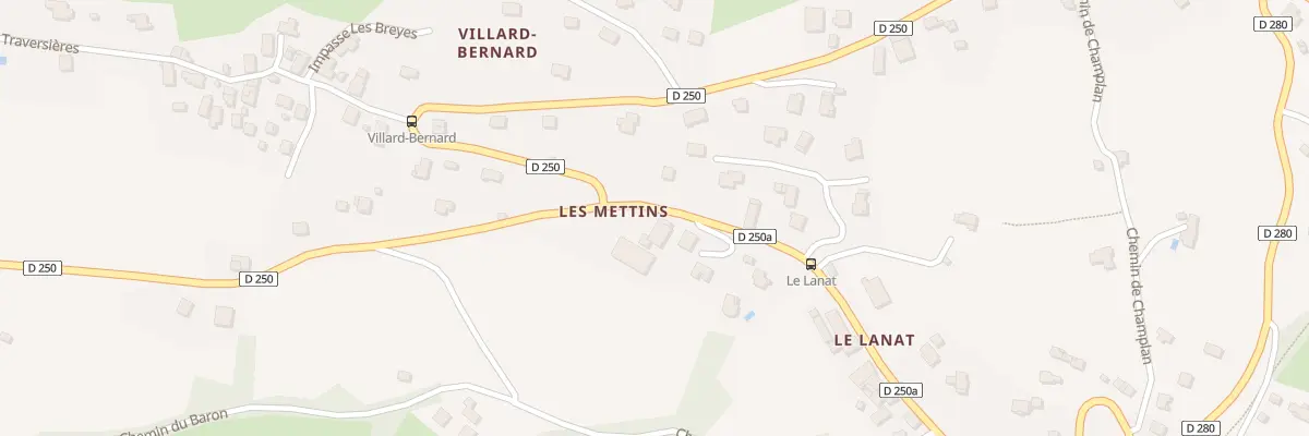 Plan du 5501 Le Metin à Hurtières