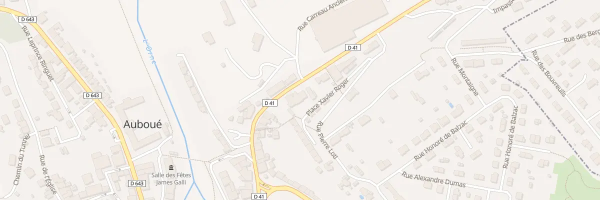Plan du 22 Rue Camille Cavallier à Auboué