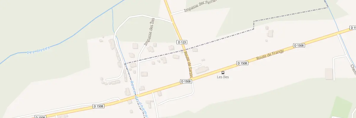 Plan du 75 Rte de Sarzin à Sallenôves