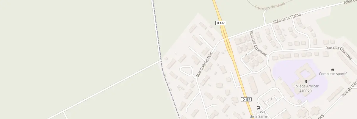 Plan du 51 Rue Gabriel Péri à Homécourt