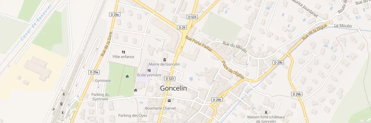 Plan du 2 Rue Porte Paillac à Goncelin