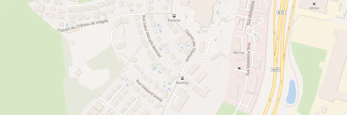 Plan du 4 Rue Soeur Marcelle Baverez à Besançon