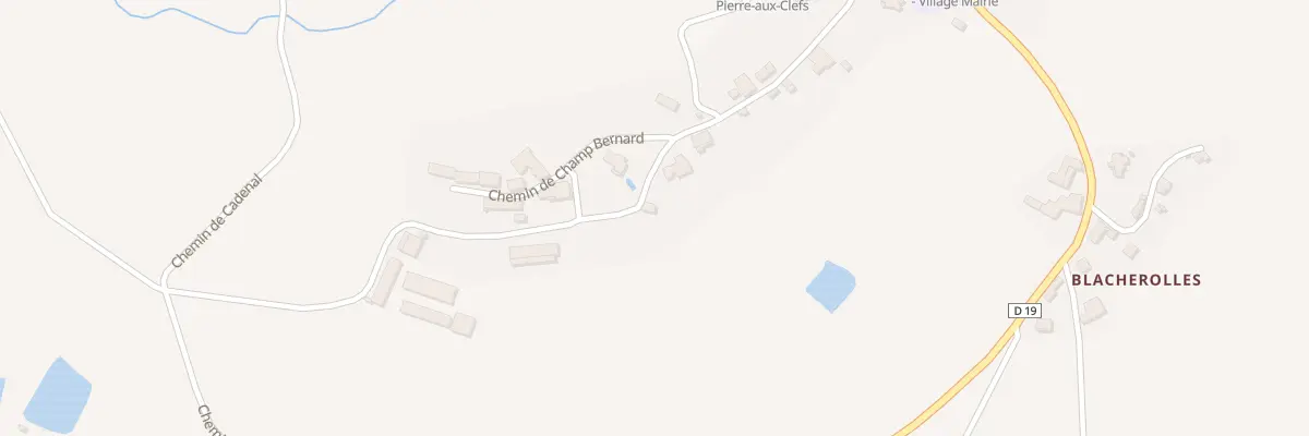Plan du 5008 Champ Bernard à Lardier-et-Valença