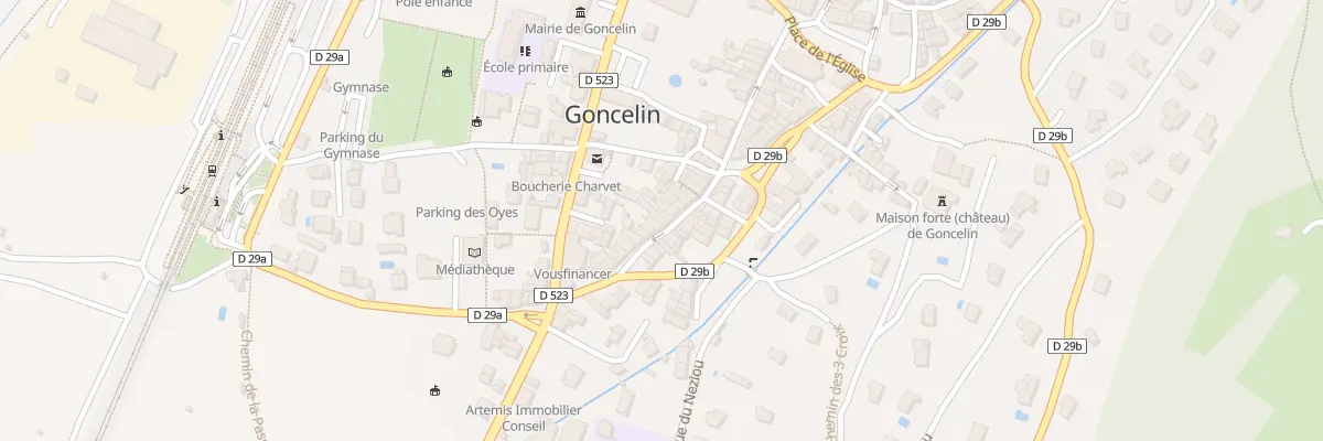 Plan du 15 Grande Rue à Goncelin