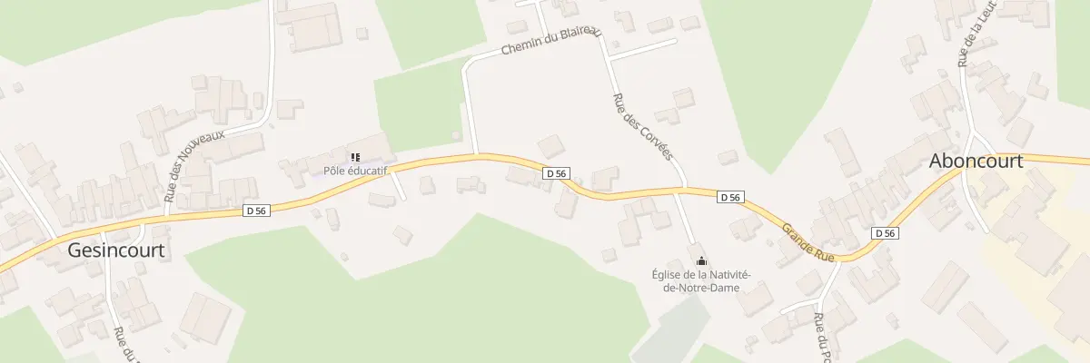 Plan du 32 Gr Grande Rue à Aboncourt-Gesincourt