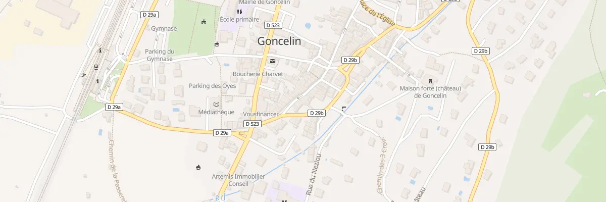 Plan du 8 Gr Grande Rue à Goncelin