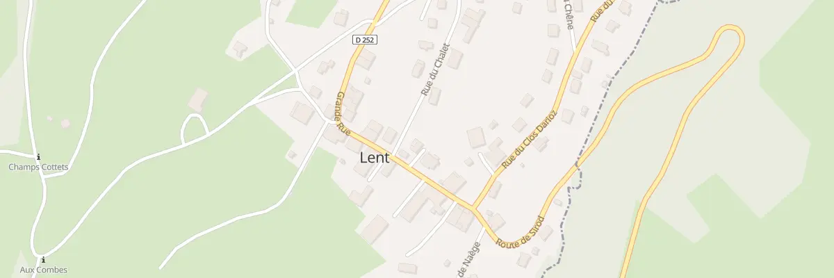 Plan du 8 Rue Grande Rue à Lent