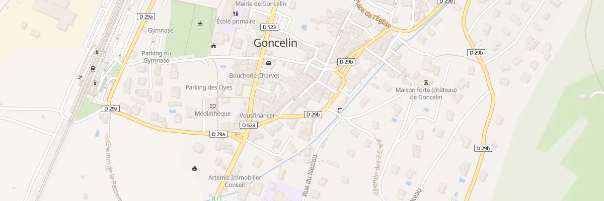 Plan du 10 Gr Grande Rue à Goncelin