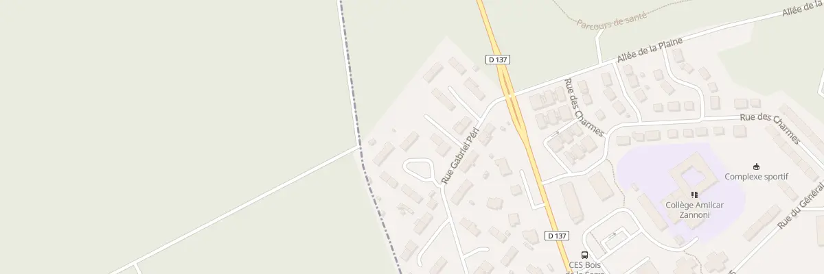 Plan du 53 Rue Gabriel Péri à Homécourt