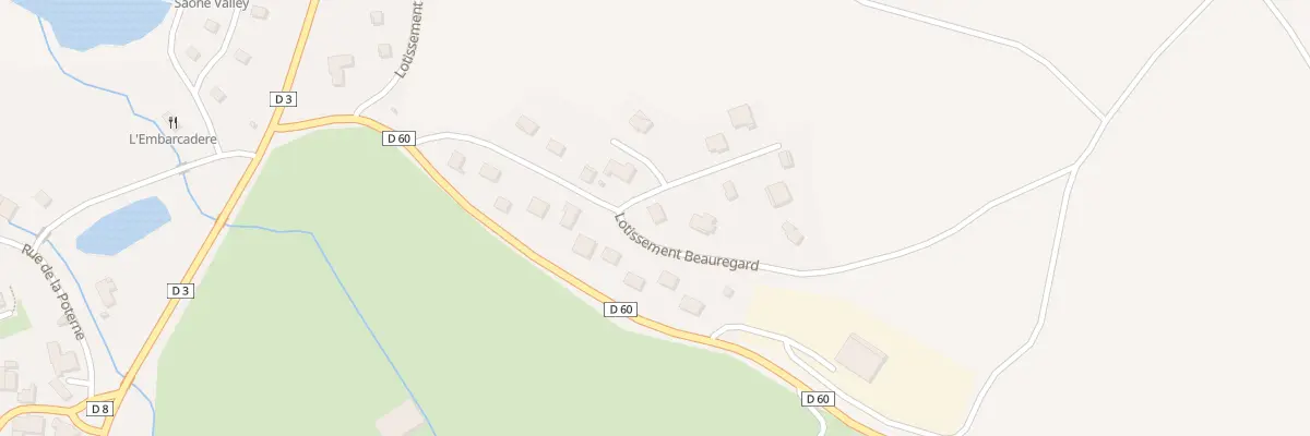 Plan du 18 Lot Beauregard à Traves