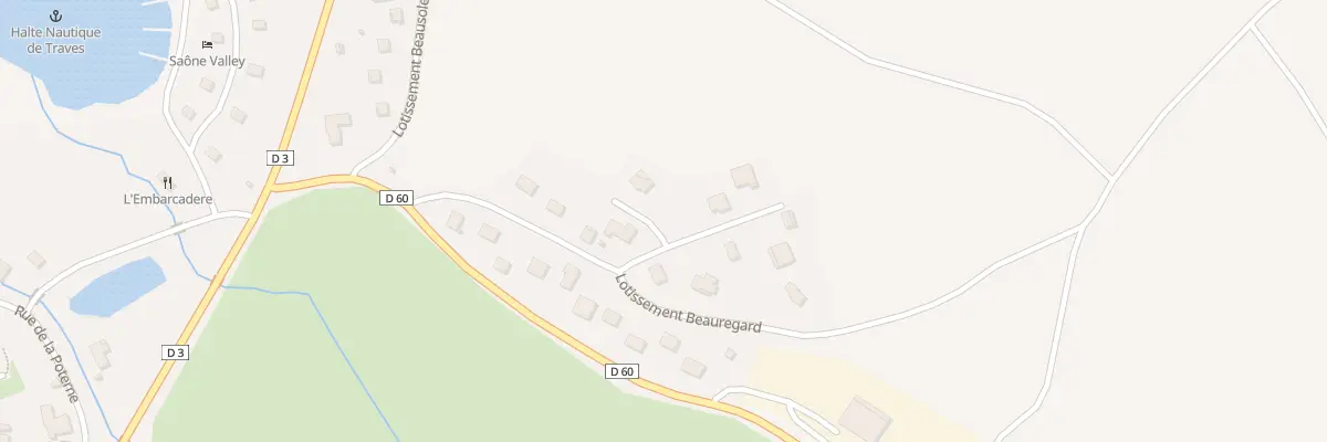 Plan du 10 Lot Beauregard à Traves