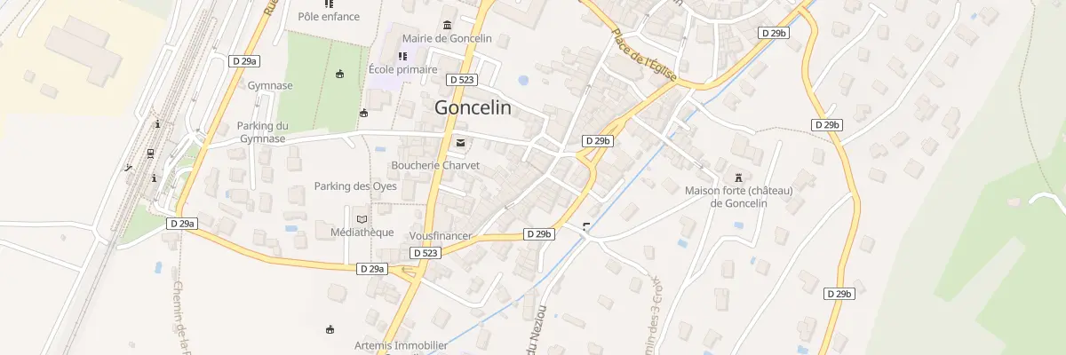 Plan du 23 Grande Rue à Goncelin