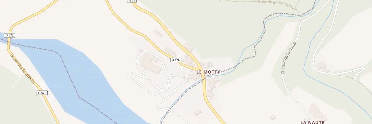 Plan du 5008 Le Motty Bas à Aspres-lès-Corps