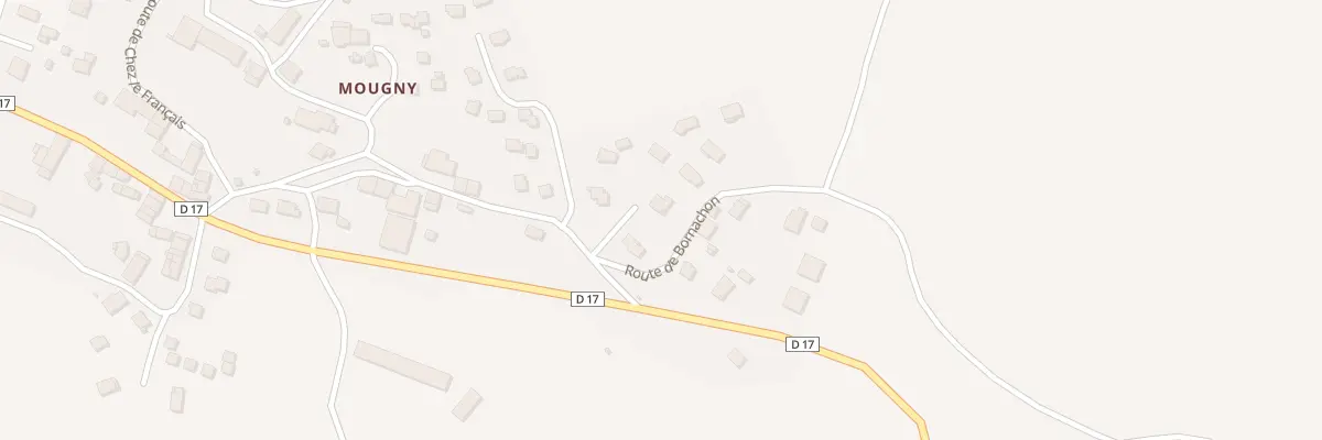 Plan du 87 Rte de Bornachon à Chilly