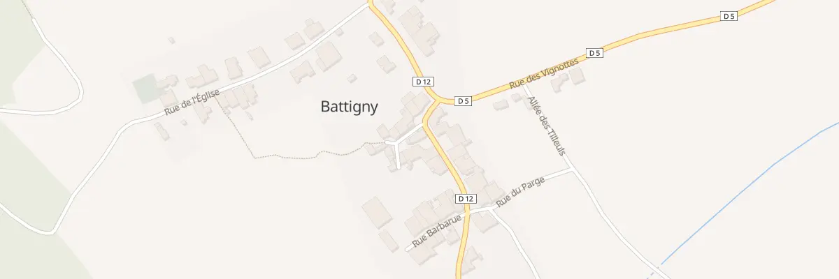 Plan du 6 Rue du Professeur Cadiot à Battigny