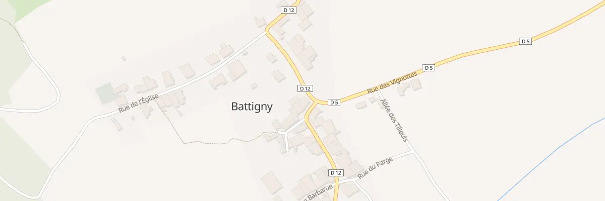 Plan du 2 Rue du Professeur Cadiot à Battigny