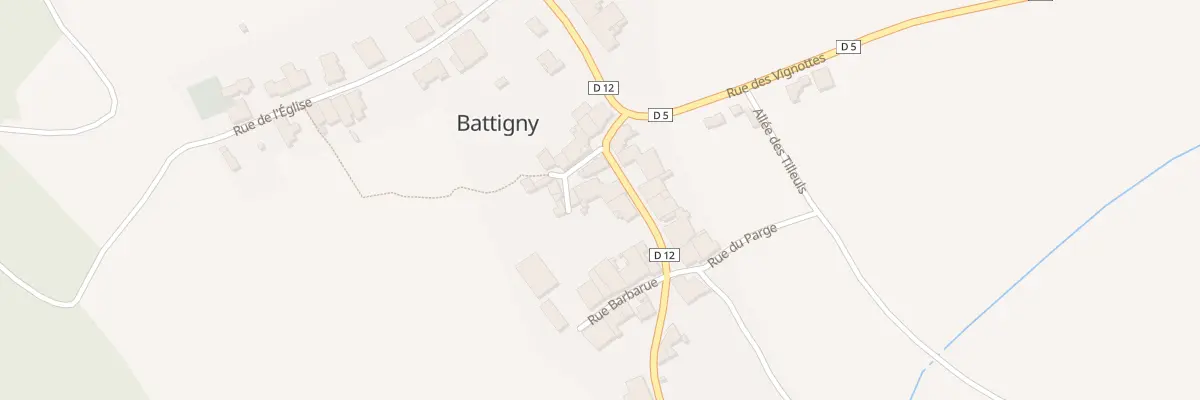 Plan du 8 Rue du Professeur Cadiot à Battigny