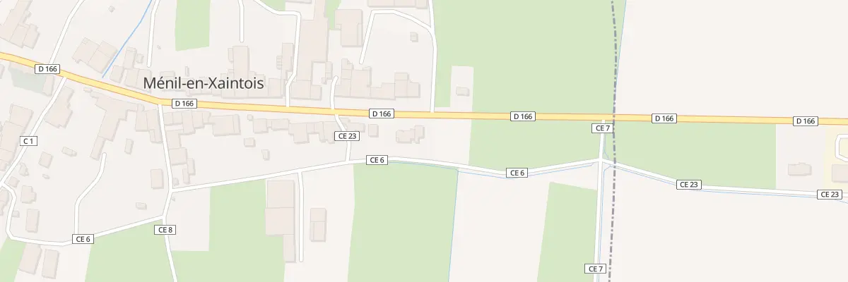 Plan du 221 Rue de Verdun à Ménil-en-Xaintois