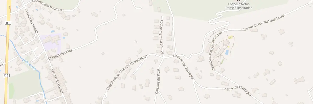 Plan du 12 Lot La Source à La Roquebrussanne
