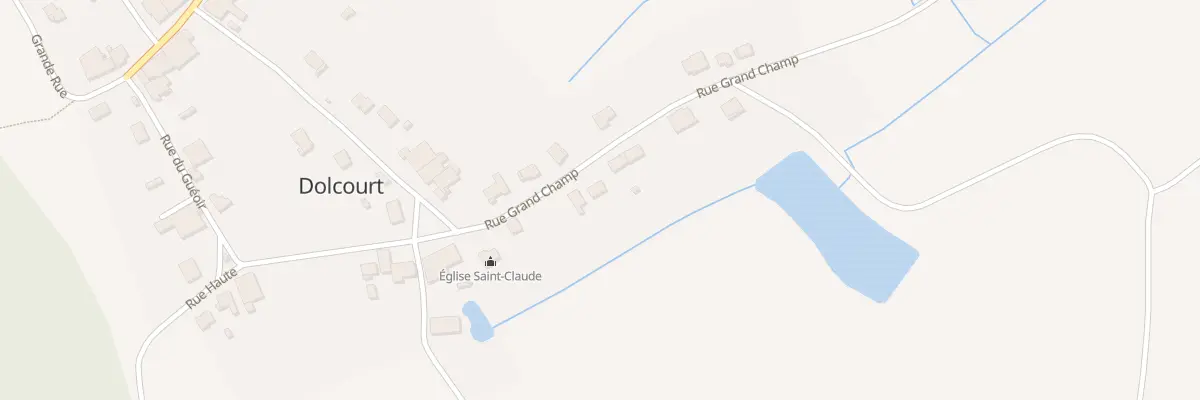 Plan du 22 Rue Grand Champ à Dolcourt