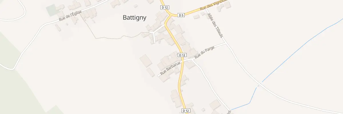 Plan du 4 Rue Barbarue à Battigny