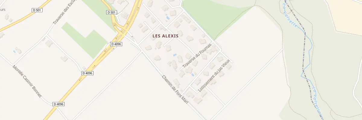 Plan du 5076 Les Alexis à Montfort