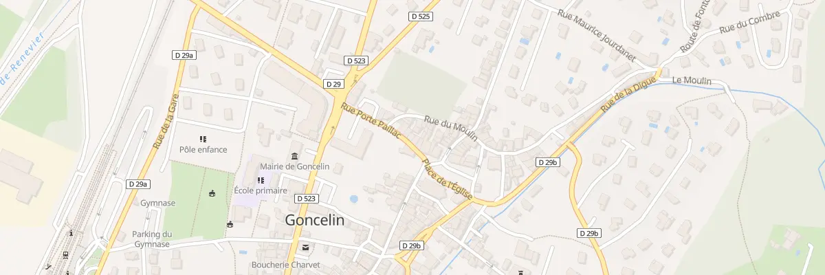 Plan du 5 Rue Porte Paillac à Goncelin