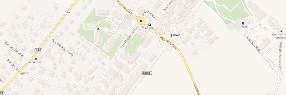 Plan du 75 Rue de Pierraz Frettaz à Thoiry