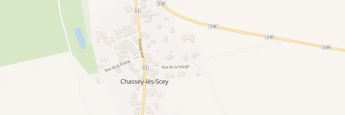 Plan du 4 Rue de la Vierge à Chassey-lès-Scey